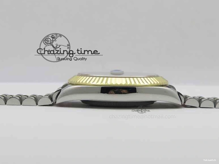 Dial Bracelet Maker II Jubilee SS 41mm Best Edition Diam YG A2813 Gray On BP DateJust 0224